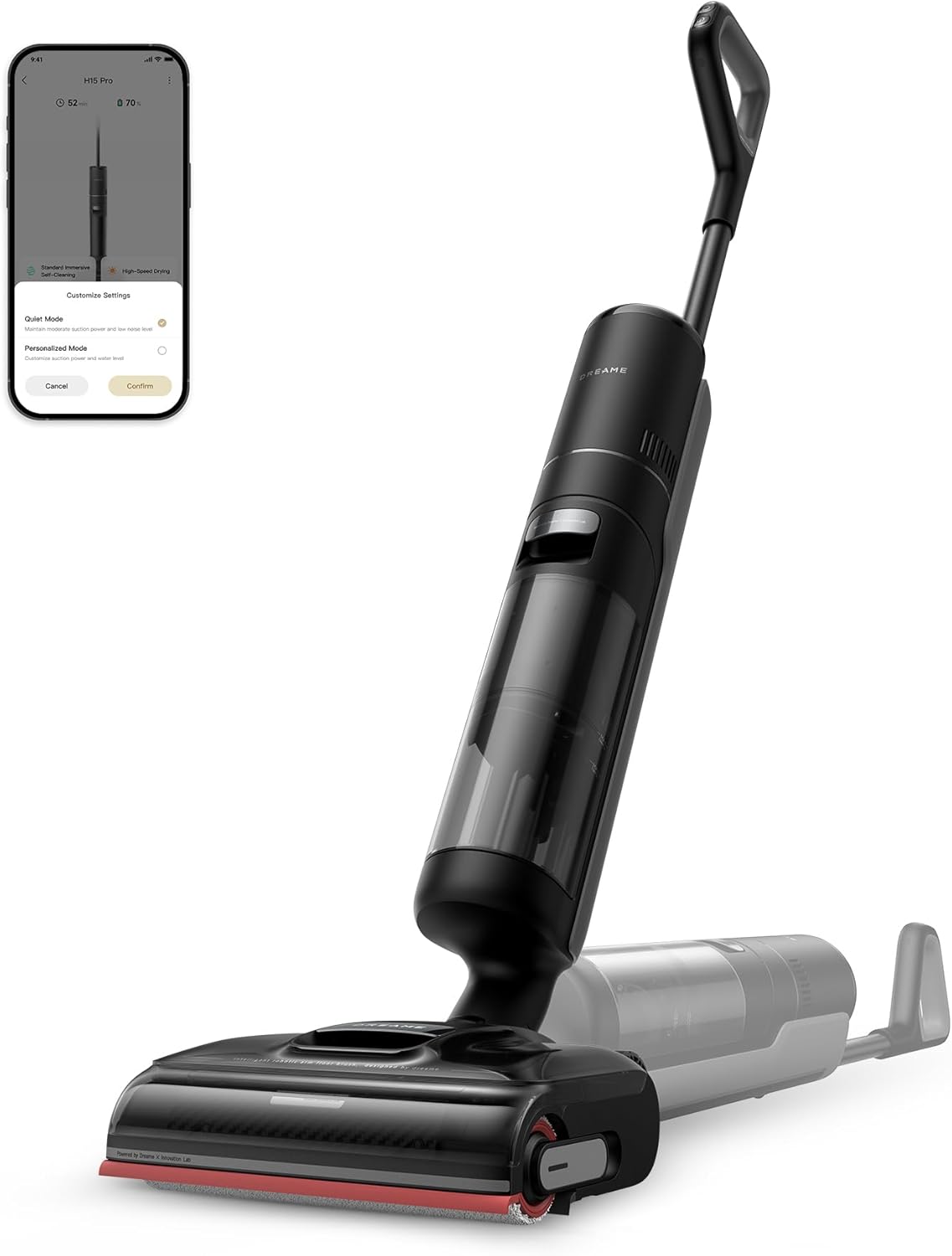 Nass- und Trockensauger H15 PRO, 100 °C, mit Selbstreinigung, Schwarz, DREAME