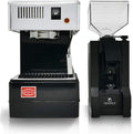LA GONDOLA Espressomaschinen, Schwarz/Silber