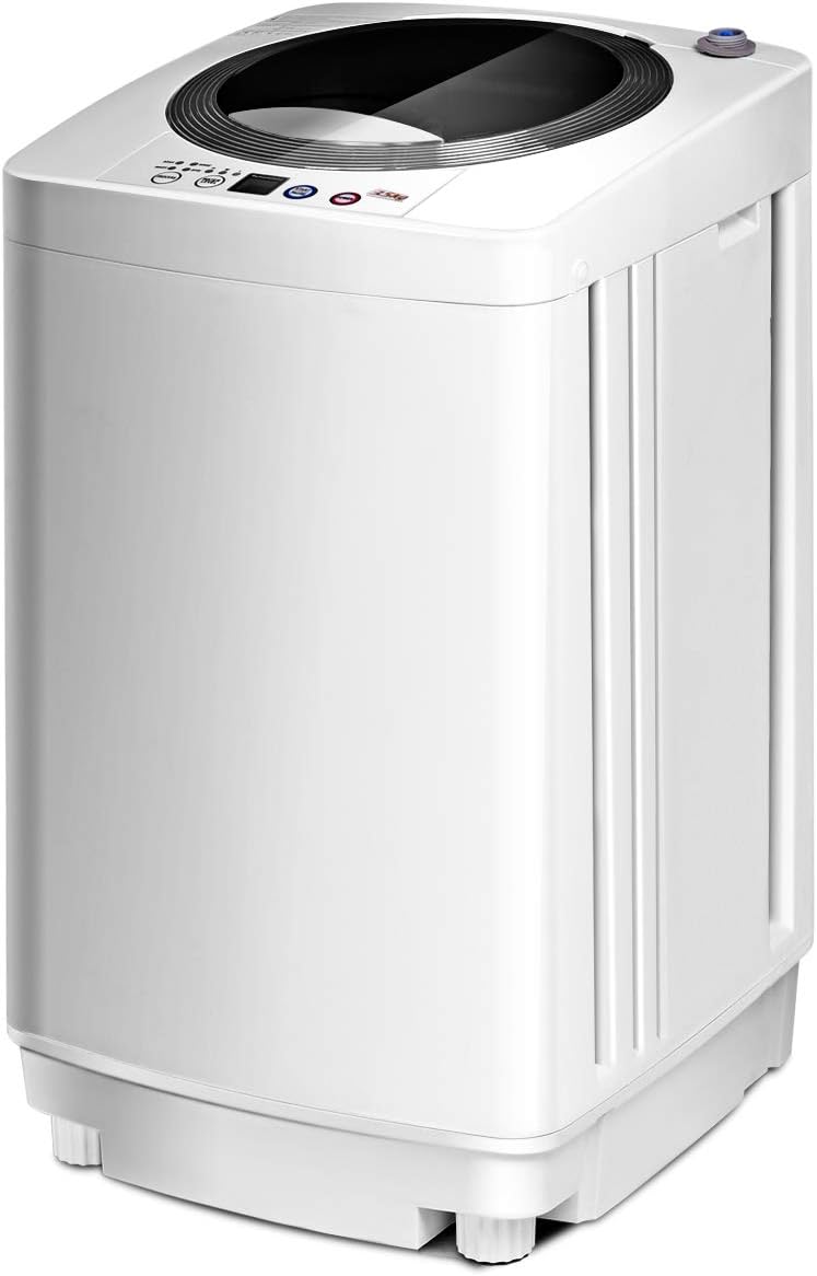 DREAMADE Waschvollautomat Waschmaschine, 3,5 kg, Weiß, verstellbar