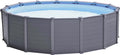 Intex Aufstellpool, Ø 478 × 124 cm, Grau/Blau