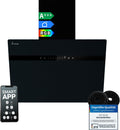 KKT KOLBE STYLE6005SMAO Dunstabzugshaube, 60 cm, mit LED, mit WLAN, aus Edelstahl und Stahl, Schwarz