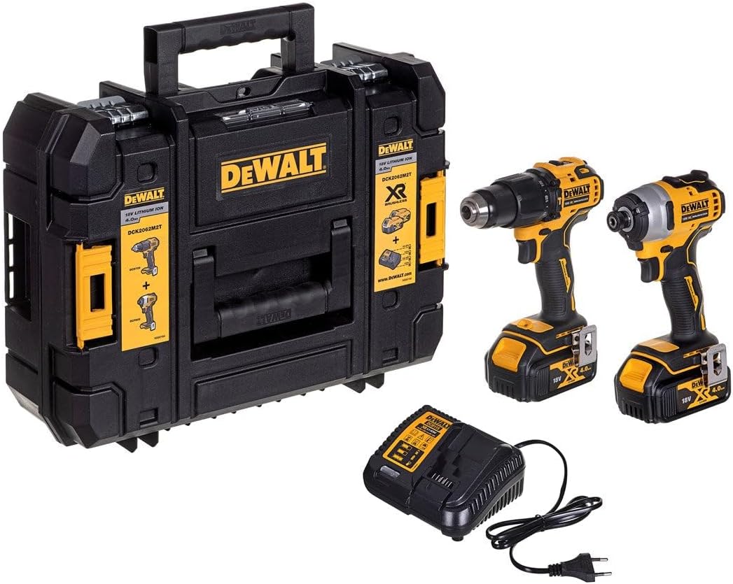 DEWALT DCK2062M2T-QW Werkzeugakkus, bürstenlos, Schwarz/Gelb
