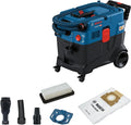 Bosch Professional Allessauger Gas 12 Absauganlagen & Luftreiniger, 1200 W, Blau/Schwarz/Rot