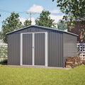 Zenithz Rasenmäher, 300 × 252 × 191 cm, 6.91 m², für den Garten, Grau, aus Metall