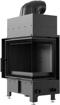 kratki Öfen, 8 kW, aus Stahl, Schwarz