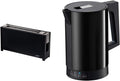 ritter Toaster, aus Glas, Schwarz