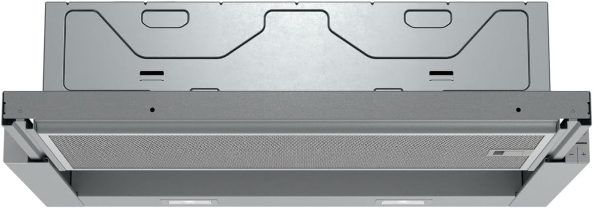 Siemens LI64LB531 Flachschirmhauben, 60 cm, mit LED, aus Metall, Silber