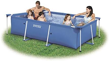 MARIMEX Florida Swimmingpool Aufstellpool, 1,5 × 2,2 × 0,6 m, aus Stahl, für den Garten, Blau