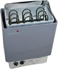 SPIRATO Sauna, 6 kW, 380 V, Grau/Silber