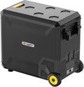 Kühlschrank IPX4, 12 V, 230 V, 20 °C, wasserdicht, für Camping, Schwarz/Gelb, BougeRV