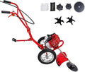Rasenmäher, 1500 W, für den Garten, klappbar, Rot/Schwarz, HUOMMGS