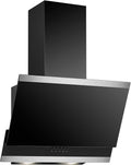 Bomann Dunstabzugshaube, 7610 G, 60 cm, mit LED, Schwarz/Silber
