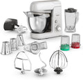 Tefal QB525B38 Küchenmaschine, 4,6 l, 1100 W, für die Küche, Silber/Schwarz/Transparent