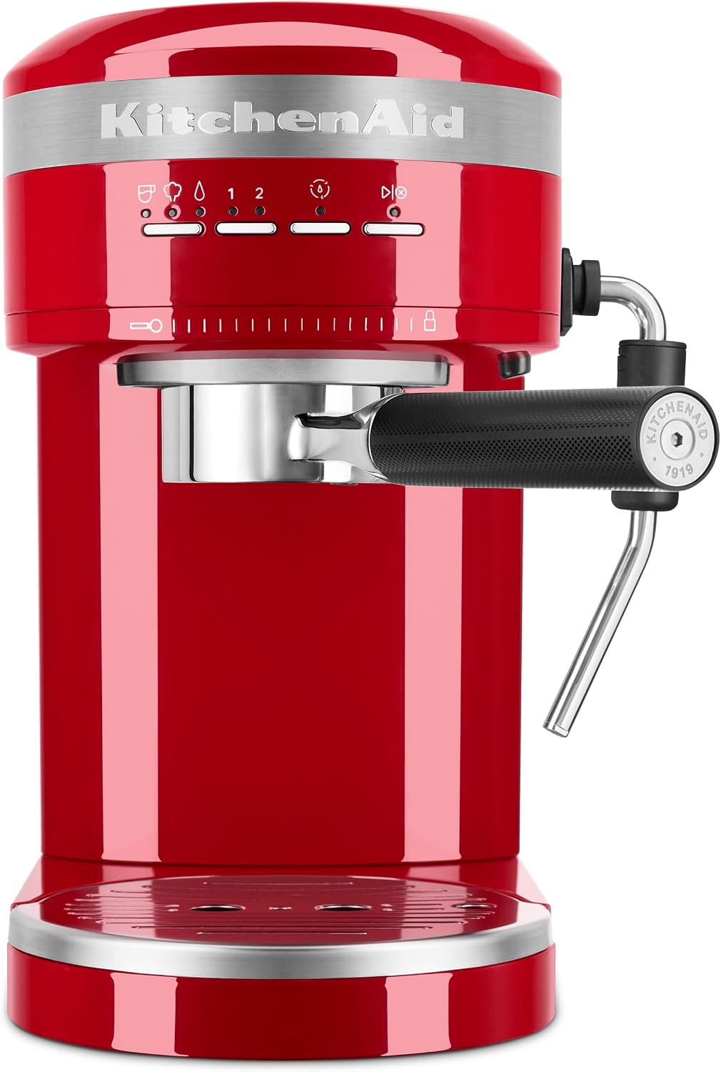 KitchenAid KES6503 Kaffeevollautomat, Rot, aus Metall