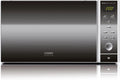 Caso MCG25 Mikrowelle, 110–200°C, 25 L, 2050 W, mit LED, mit Timer, Silber/Schwarz, aus Edelstahl und Stahl