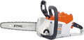 Stihl Kettensäge, 30 cm, ohne Akku, Orange/Weiß/Schwarz