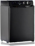 Kühlschrank, 60 L, 12 V, 230 V, verstellbar, für Camping, Schwarz, Techomey