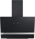 Dunstabzugshaube CH24060SAM, 54–67,5 dB, 60 cm, mit LED, mit Timer, aus Metall und Glas, Schwarz, respekta