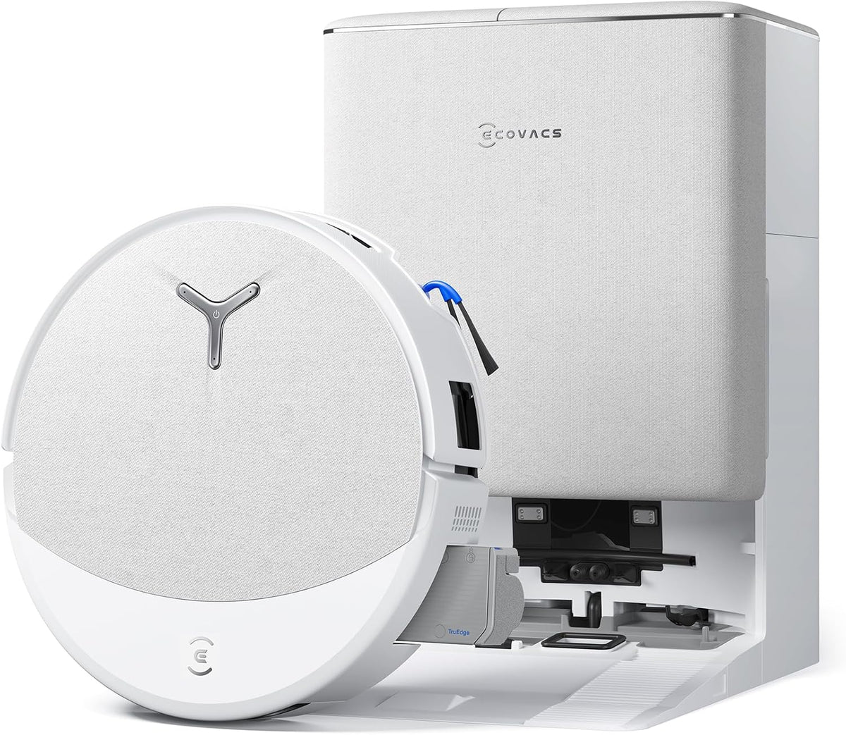 ECOVACS T90 PRO Saugroboter, mit Selbstreinigung, Weiß