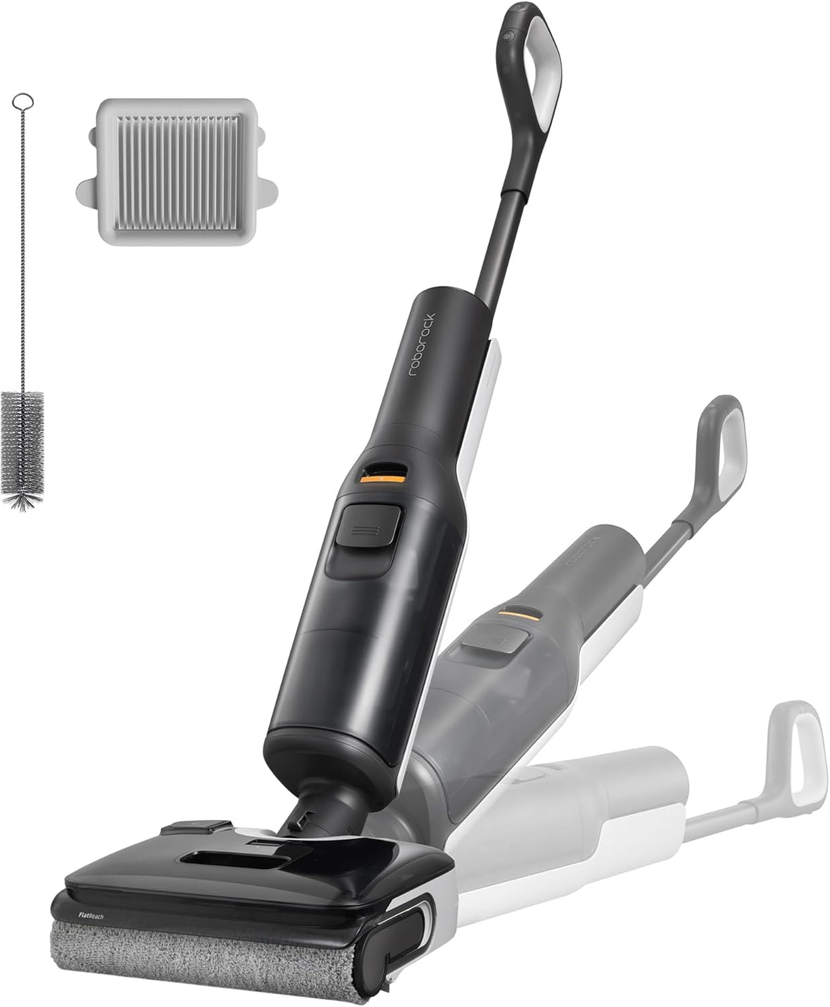 Nass- und Trockensauger F25, 90 °C, mit Selbstreinigung, kabellos, Schwarz, roborock