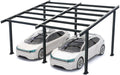 Carport Struktur, aus Stahl und Metall, Anthrazit, TODOME