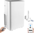 Klimaanlage Mobile, 56 dB, 12.000 BTU, mit WLAN, mit Fernbedienung, mit Timer, Weiß, Echos