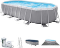 Intex Aufstellpool, Grau/Weiß