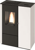 Pelletofen, 8 kW, mit Fernbedienung, Schwarz/Weiß, Punto Fuoco