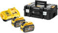 DEWALT DCB118Y2T-QW Werkzeugakkus, 216 Wh, Schwarz/Gelb