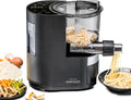 Rommelsbacher Elektrische Nudelmaschine PM 220 Nudelmaschinen, 800 g, mit LED, mit USB, aus Edelstahl und Stahl, Schwarz