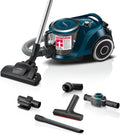 Staubsauger BGC41XFMLY, 750 W, mit USB, Blau/Schwarz
