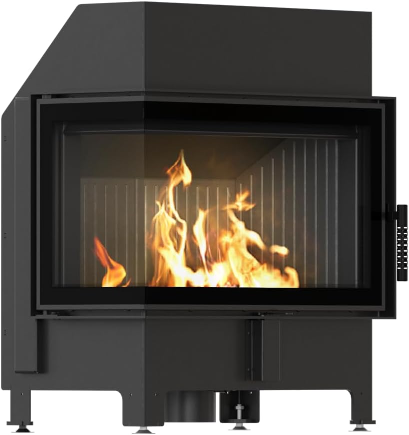 kratki ZIBI ECO 9 Kamine, 9,9 kW, Schwarz