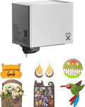xTool M1 ULTRA Gravurwerkzeug, 20 W, mit KI-Erkennung, aus Metall und Leder, Silber/Schwarz