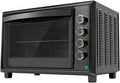 Mini-Öfen Tisch, 2200 W, aus Glas, Schwarz, Cecotec