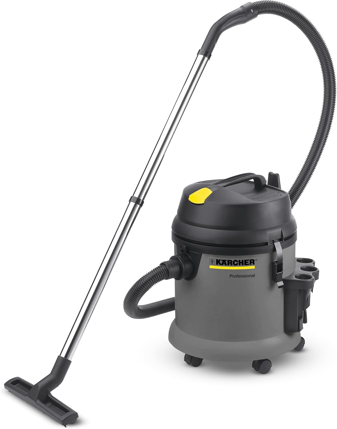 Karcher Nass- und Trockensauger, 27 l, 1380 W, 2,5 m, aus Kunststoff und Stoff, Grau/Schwarz
