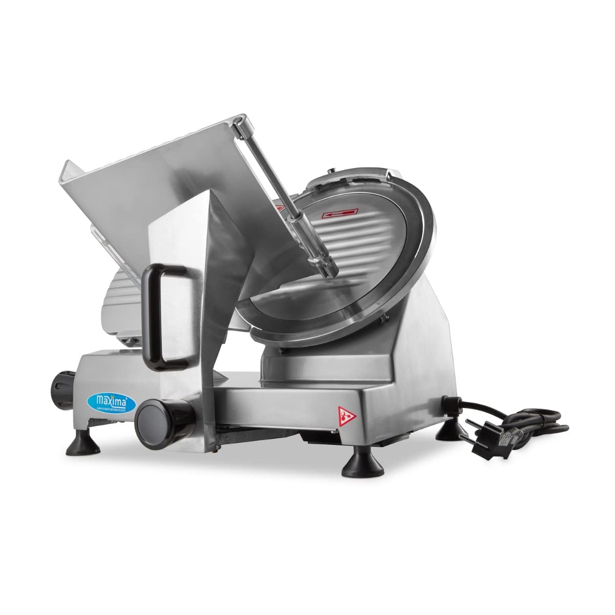 Allesschneider Gastro Aufschnittmaschine, Silber/Schwarz, Maxima
