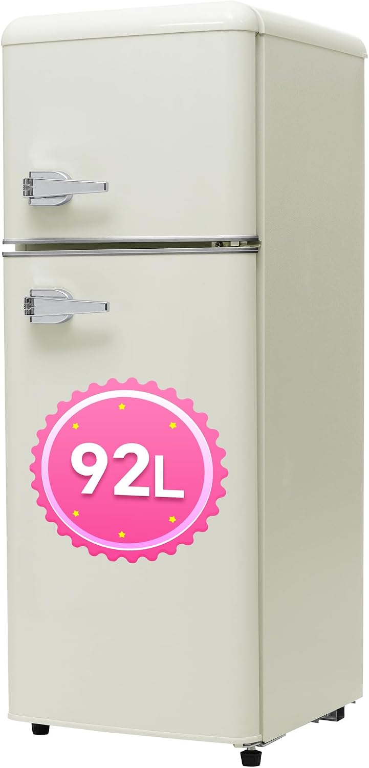 Kühlschrank, 105.5 cm, mit LED, Elfenbein, DRIXNO