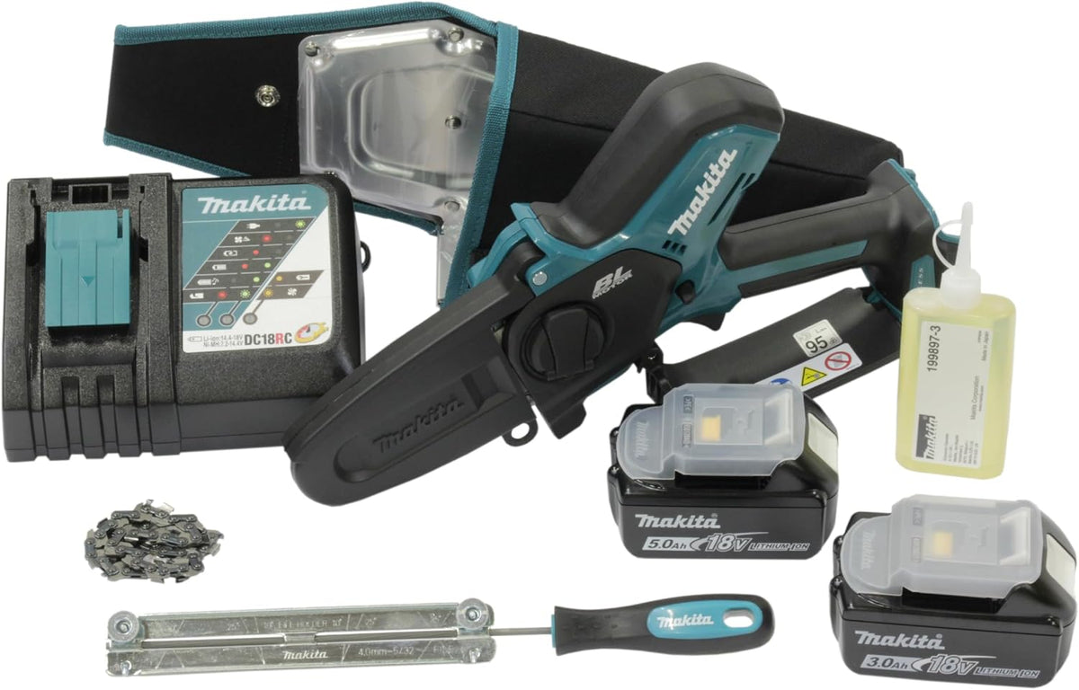 Makita DUC101RX06 Kettensäge, 18 V, bürstenlos, Schwarz/Blau