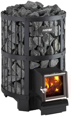 Harvia Sauna, 18 kW, verstellbar, Schwarz/Grau