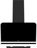 FIREGAS Dunstabzugshaube, 578 m³, 60 cm, mit LED, bürstenlos, für die Küche, Schwarz/Weiß